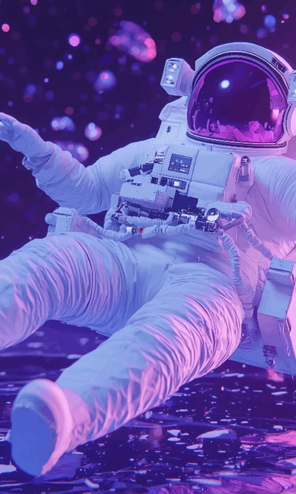 Desain Geometris Abstrak berwarna kontras untuk branding UMKM